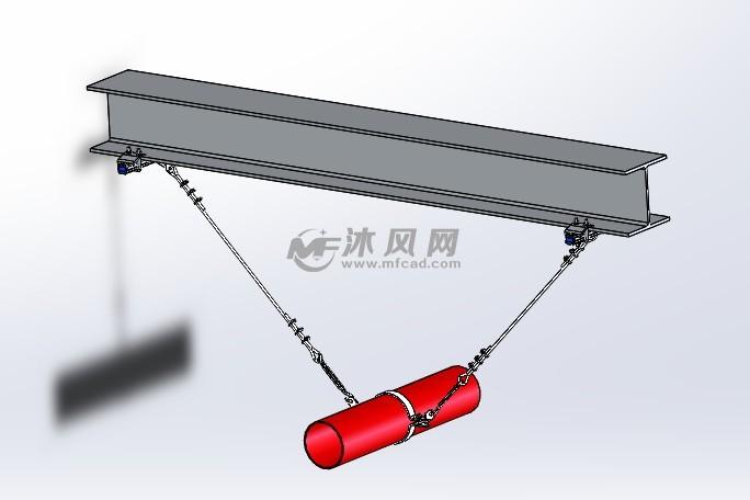 鋼結(jié)構(gòu)單管鋼絲繩抗震支吊架 - 工程機(jī)械/建筑機(jī)械圖紙 - 沐風(fēng)網(wǎng)